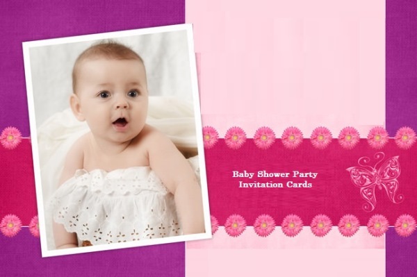 Baby Shower Party Invitation Cards