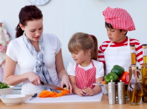 cook with children